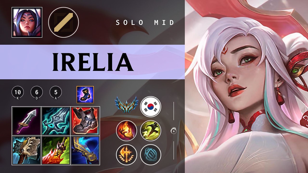 Irelia Mid vs Yone - KR Challenger Patch 26.05