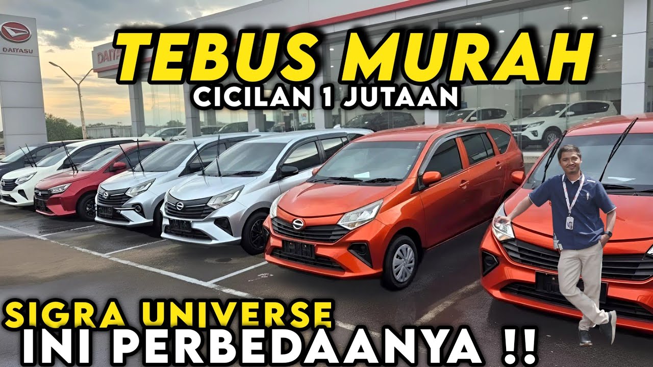TERMURAH‼️ Perbedaan Daihatsu Sigra R Deluxe, Sigra X, Sigra M dan Sigra D | Promo GILAK DAIHATSU