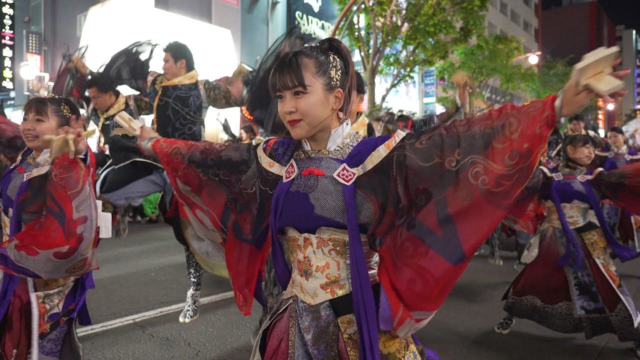 [4K] BASARA　YOSAKOIソーラン祭り 2024 金曜日 FUNKY!すすきの会場