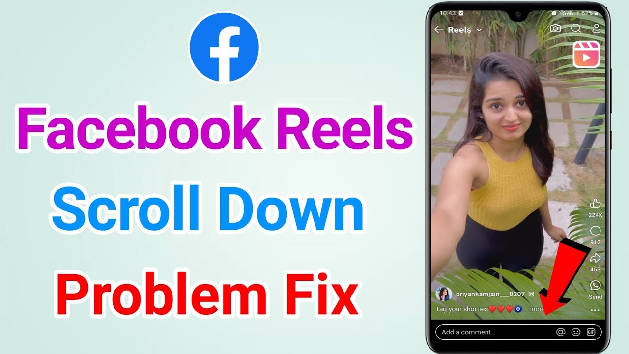Facebook reels scrolling down problem | How to fix facebook reels scrolling problem