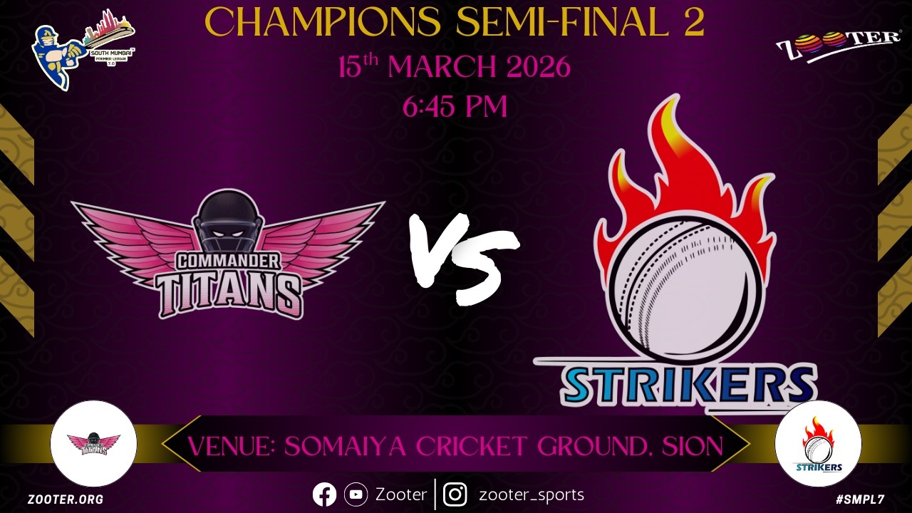 COMMANDER TITANS vs STRIKERS  | SMPL 7.0 | CHAMPIONS SEMI FINAL 2  | DAY 52