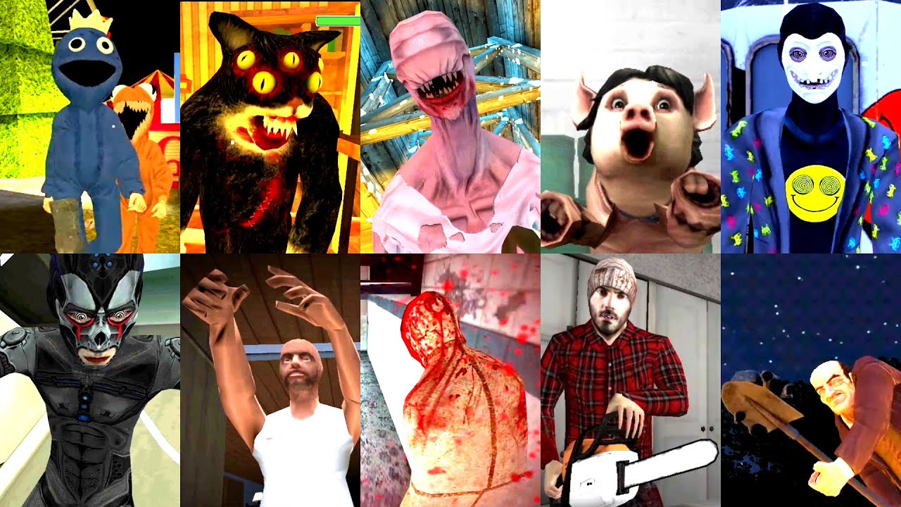 Caught Battle - Bad Ending - Curse of Emily Mr Meat Dark Internet Evil Doll Scary Mansion + More
