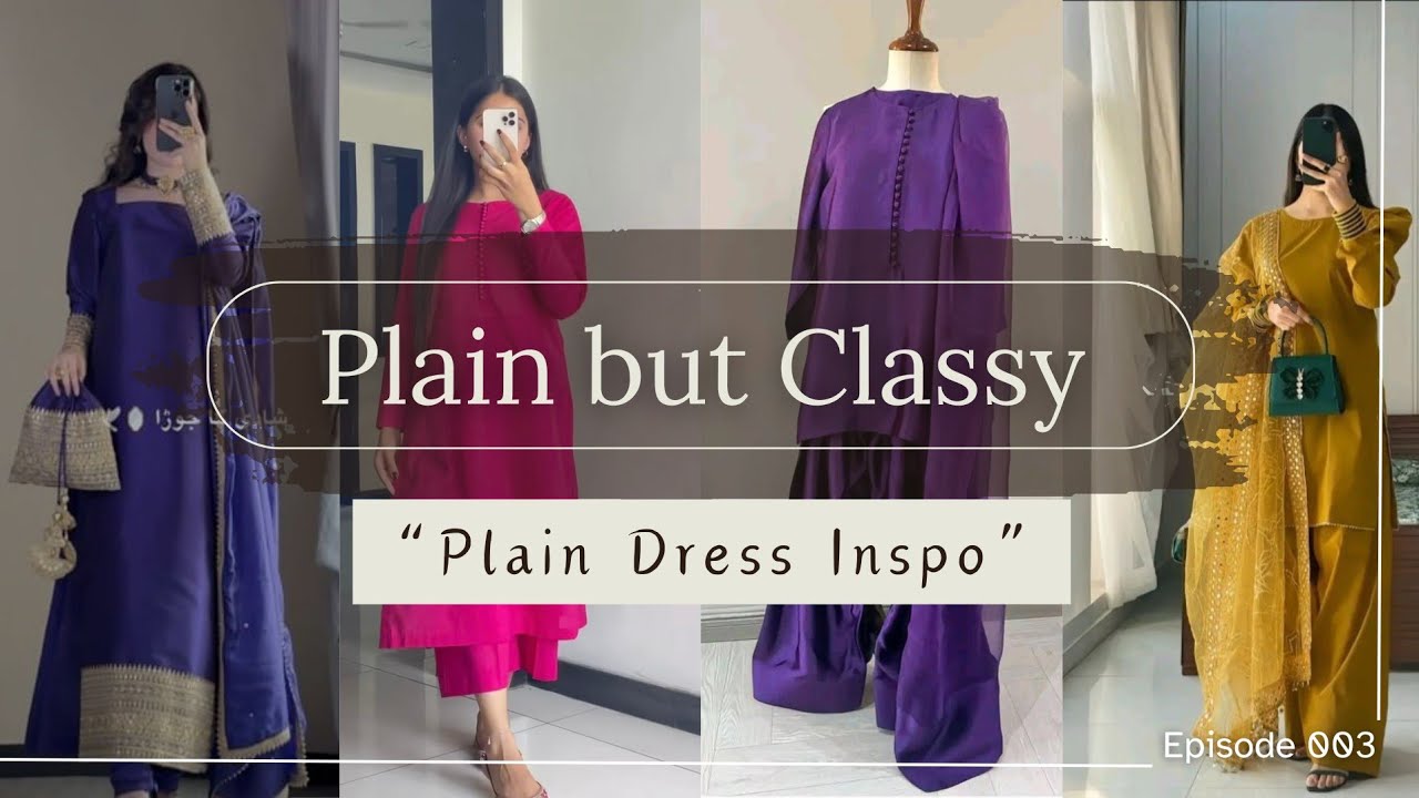 Affordable Plain Dress Ideas | Budget Friendly Plain Dresses 👗 Stylish Yet Simple