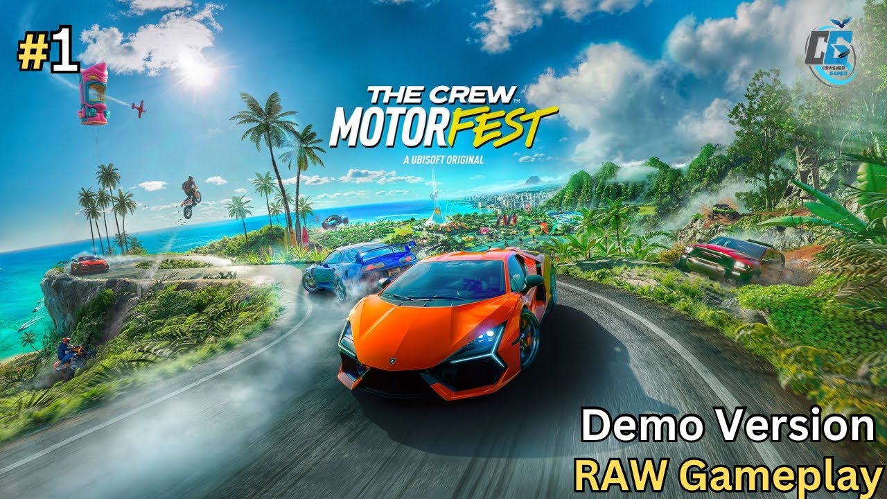 The Crew Motorfest - DEMO VERSION - Raw Gameplay - The Beginning - Walkthrough - CrashedGamer - 2024