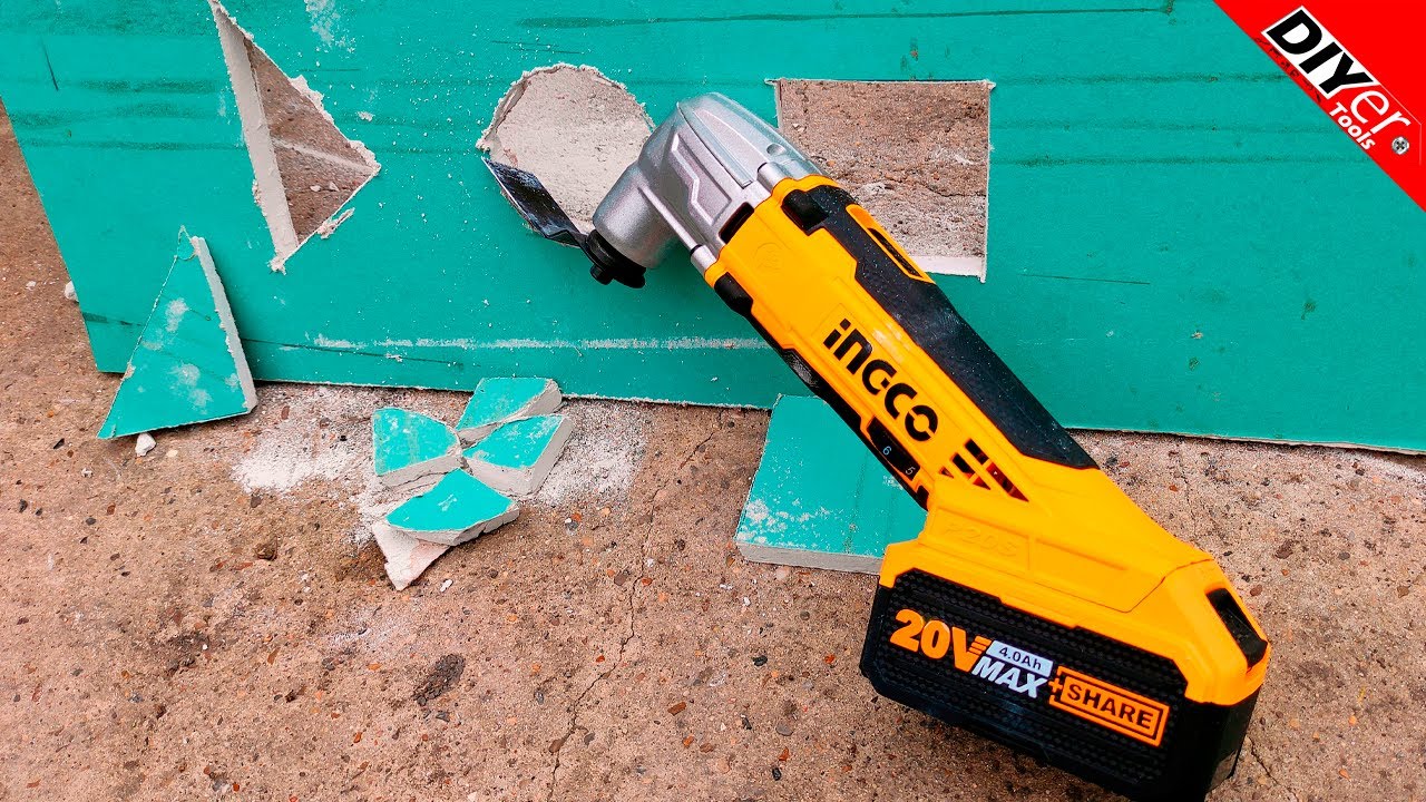 INGCO CMLI2001 multi-tool lithium-Ion 20V, work testing @diyertools