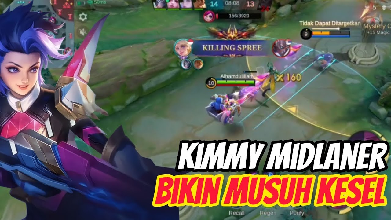 Kimmy Midlaner Bikin Musuh Kesel