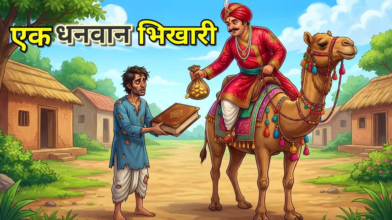 🔴 एक धनवान भिखारी  । Hindi Moral Story । kahani bed time story । cartoon story।कहानी