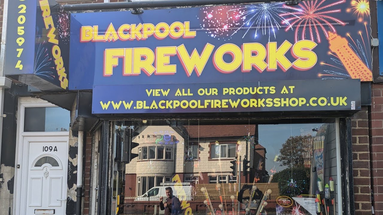 Blackpool Fireworks Shop Tour 2024