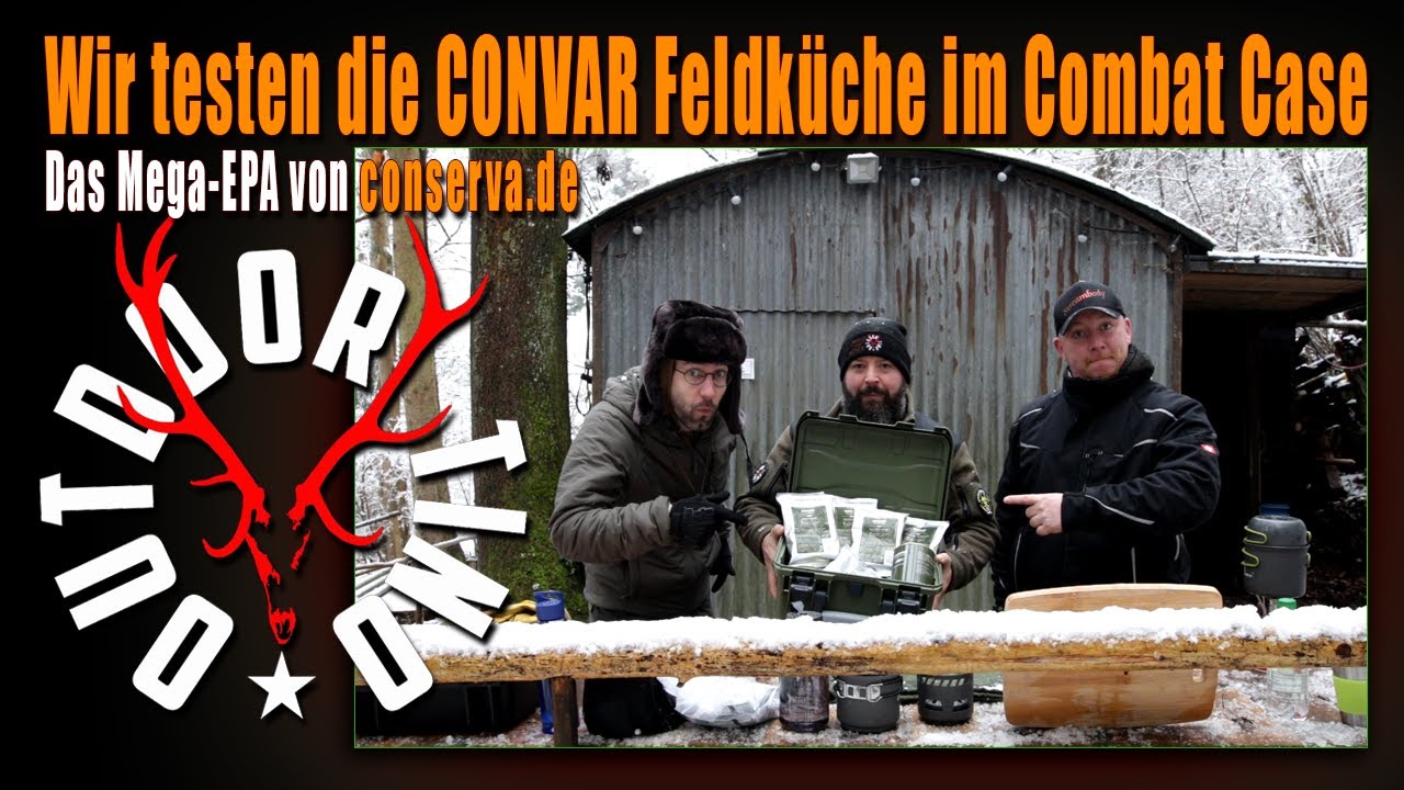 Wir testen die CONVAR Feldküche im Combat Case (Emergency / Survival Food)