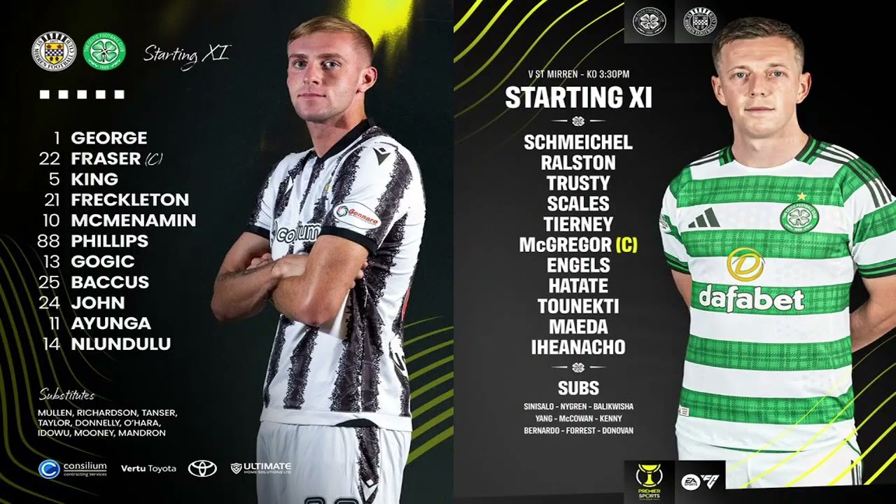 St Mirren Vs Celtic Premier Sports Cup Final With Updates From Aberdeen Vs Kilmarnock BBC Radio