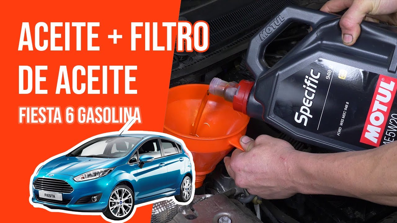 Cambio de aceite y de filtro de aceite FIESTA 6 1.0 ECOBOOST 🛢