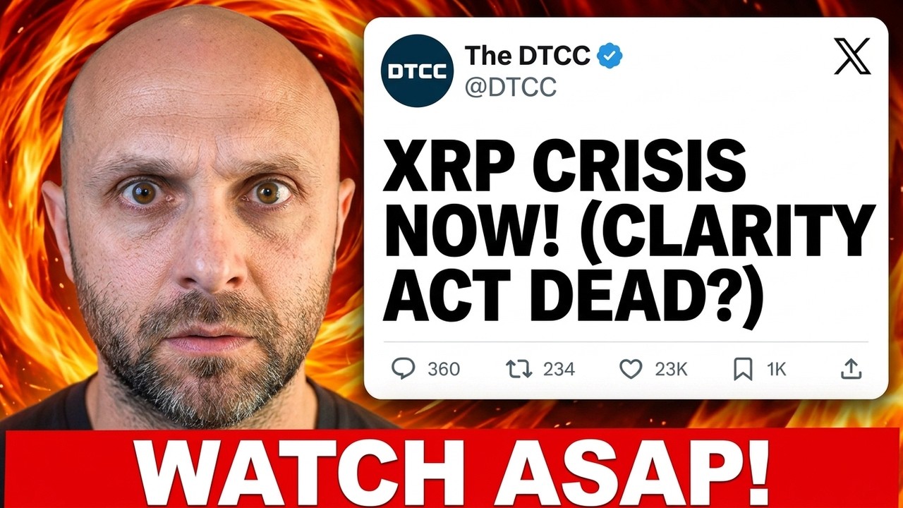 СРОЧНО! DTCC ТОЛЬКО ЧТО ПОДТВЕРДИЛА КРИЗИС XRP (СМОТРЕТЬ СРОЧНО!)