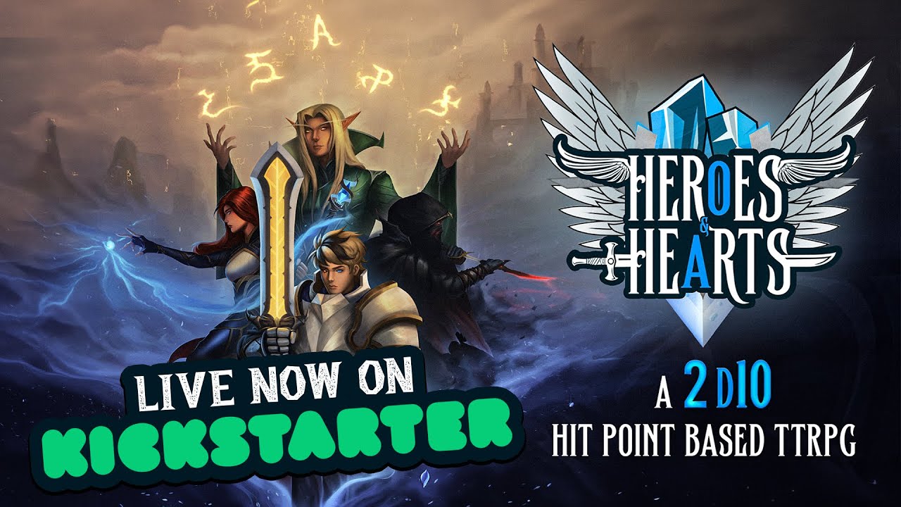 Heroes & Hearts is LIVE ON KICKSTARTER!