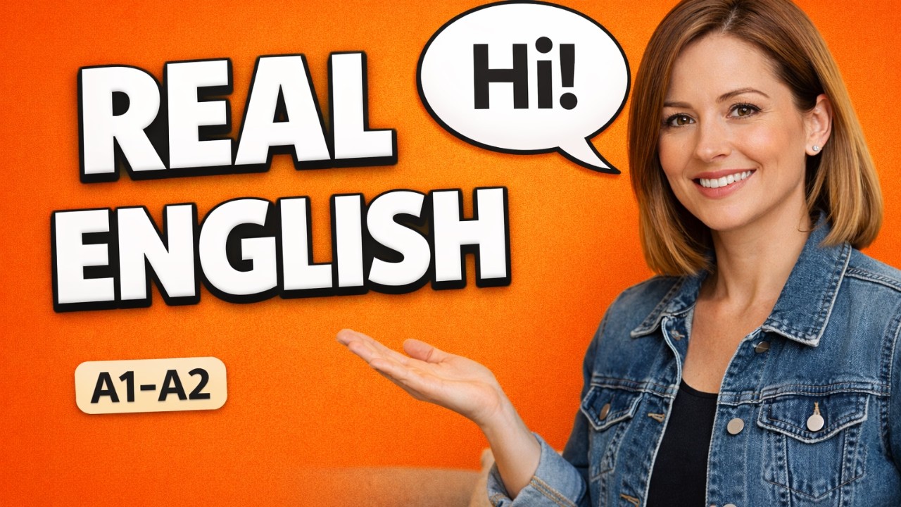 Simple English for Real Situations | Slow Listening & Shadowing | A1&ndash;A2 Real-World Practice