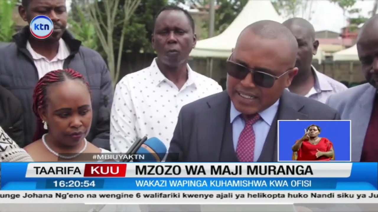 Wakazi Murang’a wapinga mpango wa WASREB kuhusu huduma za maji