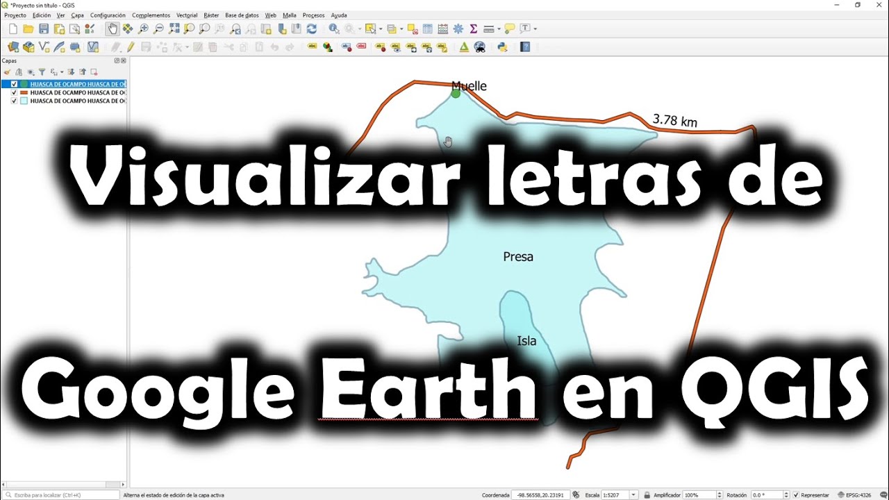 [QGIS] Visualizar nombres de elementos hechos en Google Earth
