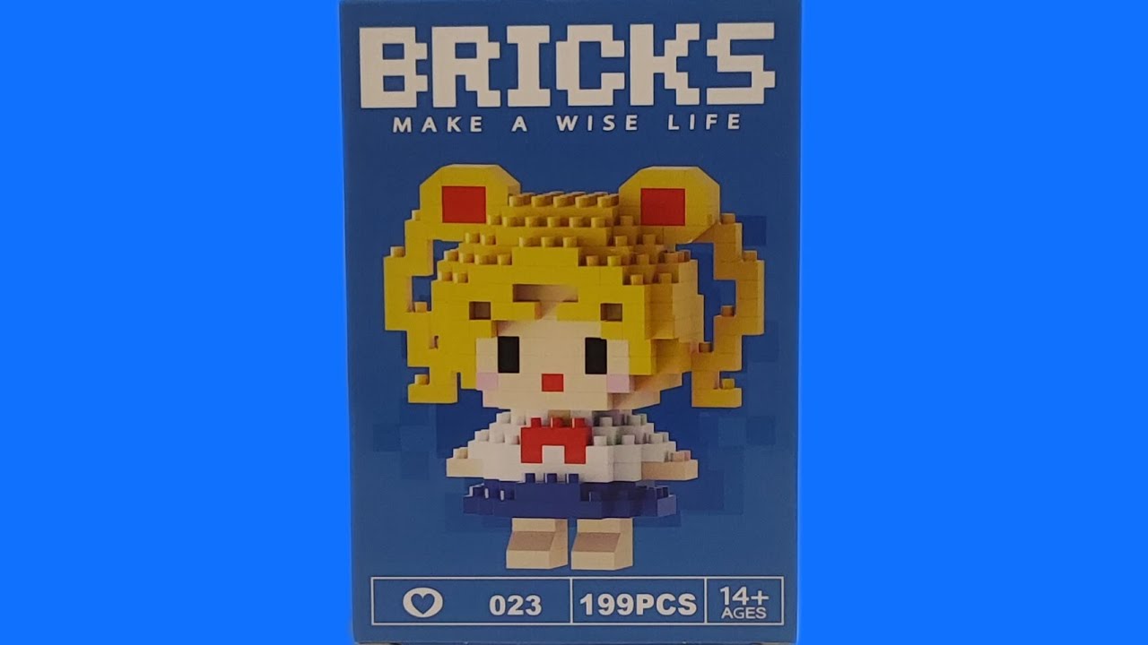 Bricks Make A Wise Life L-023 Usagi Tsukino (Sailor Moon) 199 Pcs