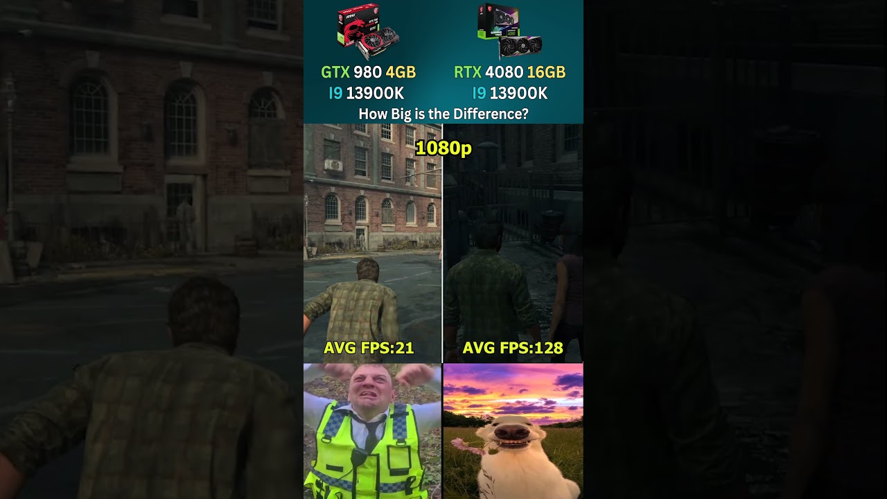 GTX 980 vs RTX 4080 &ndash; Can an 8-Year-Old GPU Still Compete? #pcgaming #gaming