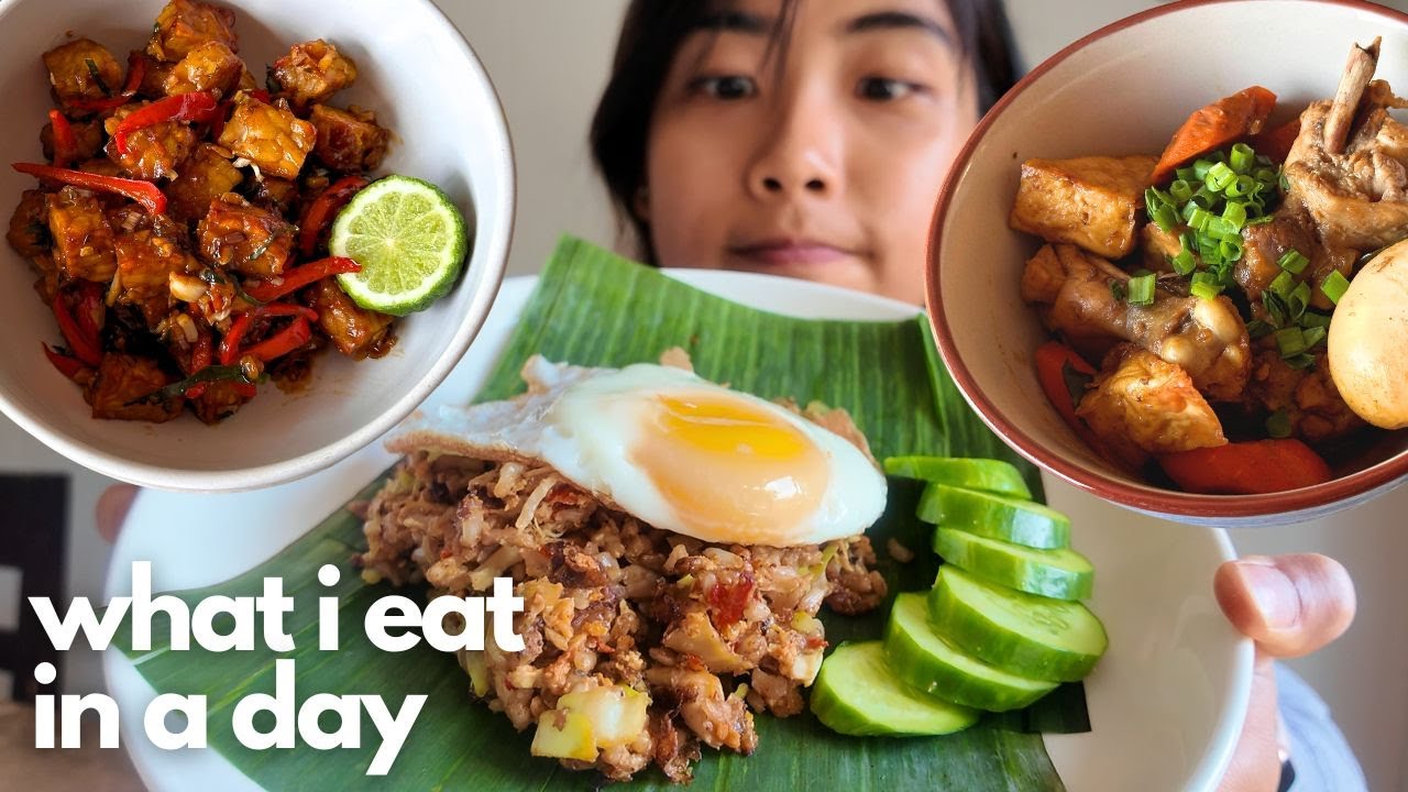 What I eat in a day | simple, home cooked indonesian recipes