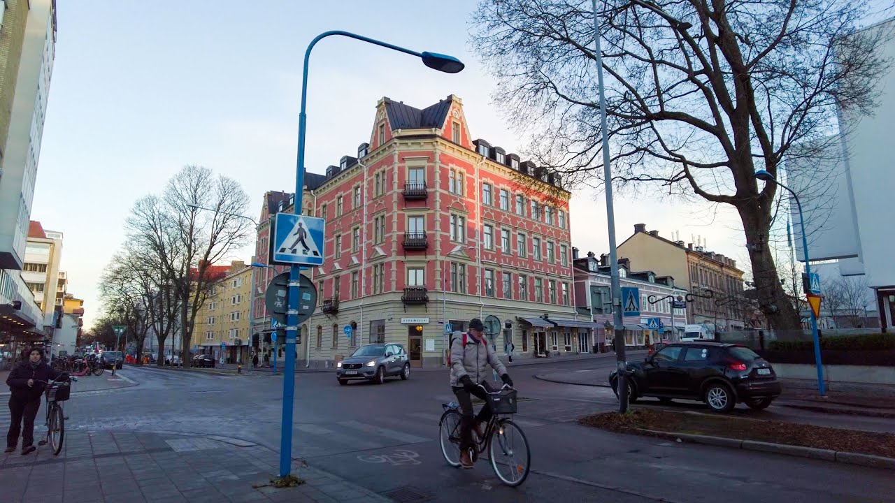Quick Afternoon Walk in Uppsala, Sweden (4K, 50fps)