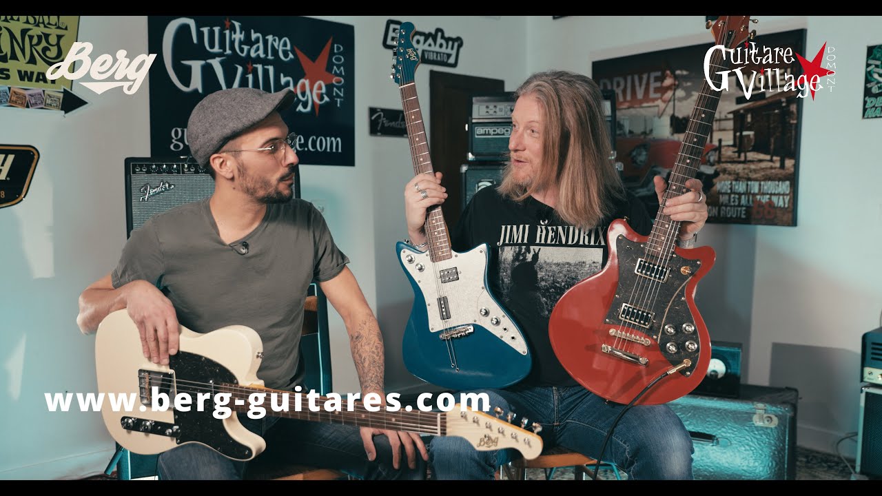Awesome vintage inspired French guitar maker Joe Berg guitars - Guitare Village - by Mat Ninat