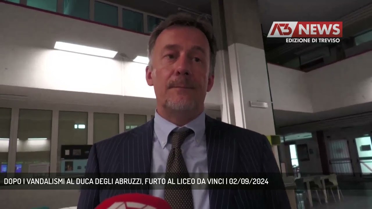 DOPO I VANDALISMI AL DUCA DEGLI ABRUZZI, FURTO AL LICEO DA VINCI | 02/09/2024