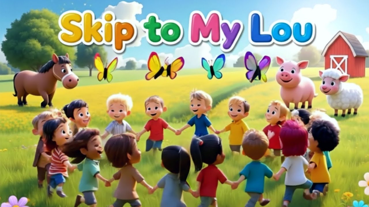 Skip to My Lou Nursery Rhyme 🎵 Fun Kids Songs & Baby Rhymes