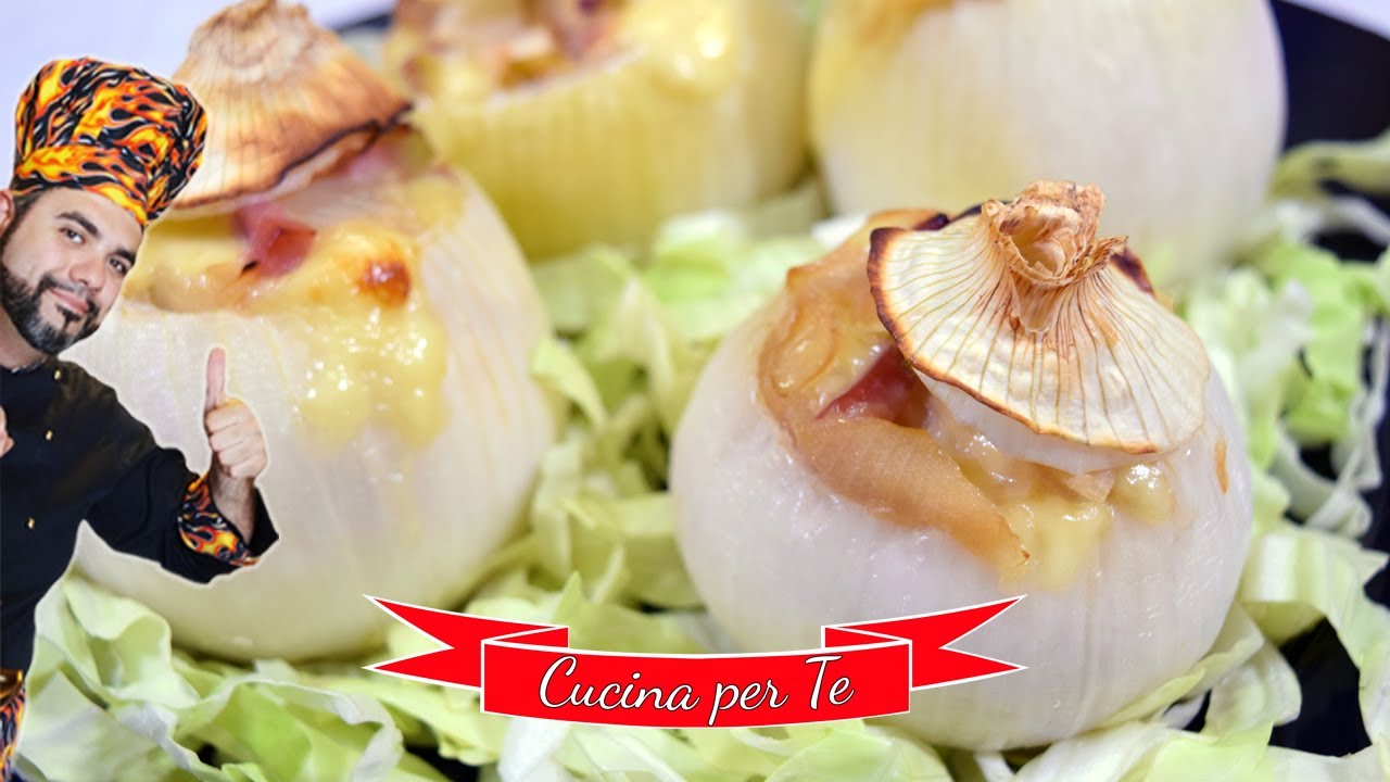 Cipolle al forno ripiene - Ricette Facili e Veloci