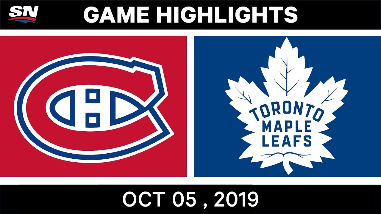 NHL Highlights | Canadiens vs. Maple Leafs – Oct. 05, 2019