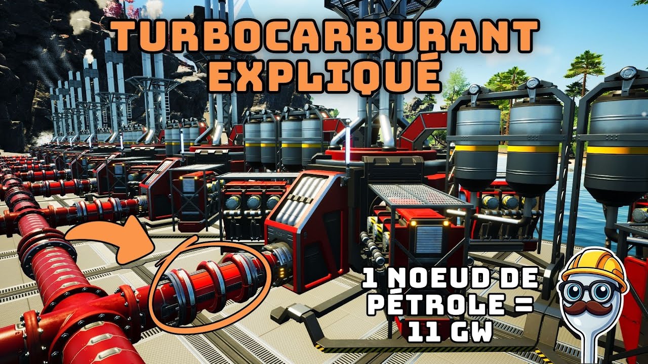 Guide Satisfactory | Turbocarburant : 11 000 MW avec un seul nœud de pétrole !
