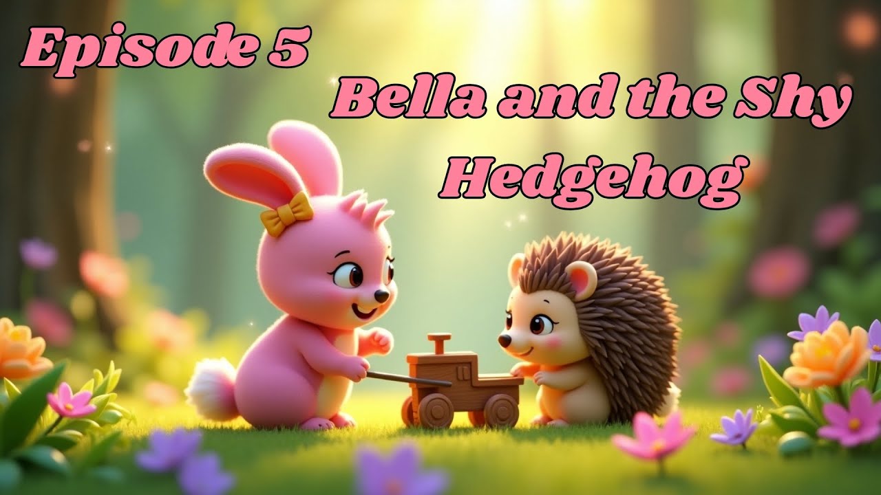 Helping a Shy Hedgehog | Cute Bunny Friendship Story for Kids 🐰🦔🌸 #kidslearning #stories