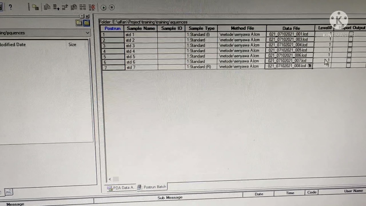 Penggunaan Post Run Pada HPLC Shimadzu