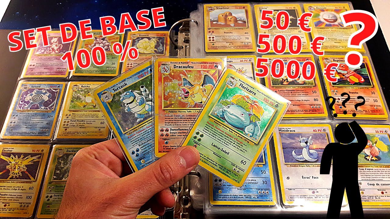 Combien m'a coûté mon SET DE BASE Pokémon ? Collection complète !