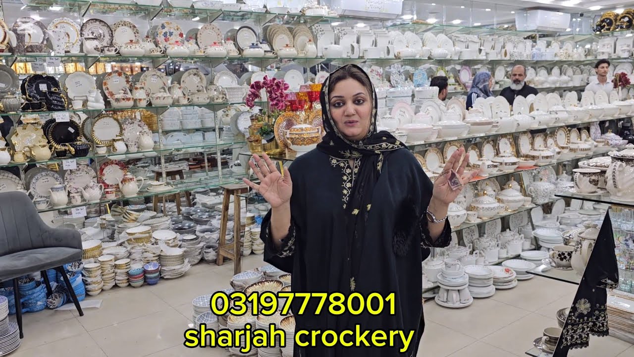 Ramadan ki shopping karne khud sharjah crockery p chali gai || End year sale 30% || Dhamaka sale