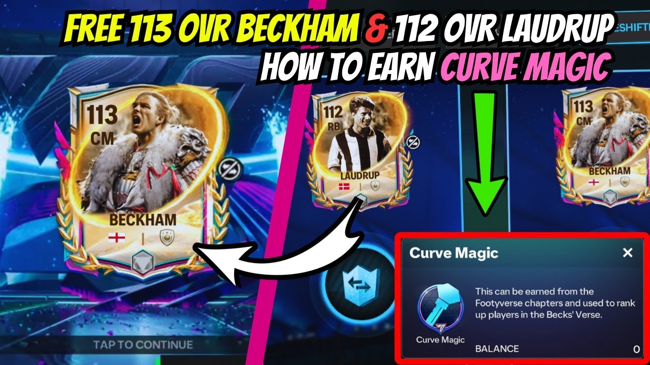 БЕСПЛАТНЫЙ ОБЩИЙ 113 Бекхэм и Лаудруп подтверждены! Как получить Curve Magic | FC Mobile