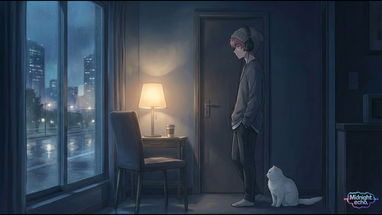 Room Tone After Goodbye — Midnight Echo | Dark Lo-Fi Beats, Silence, Late Night Music