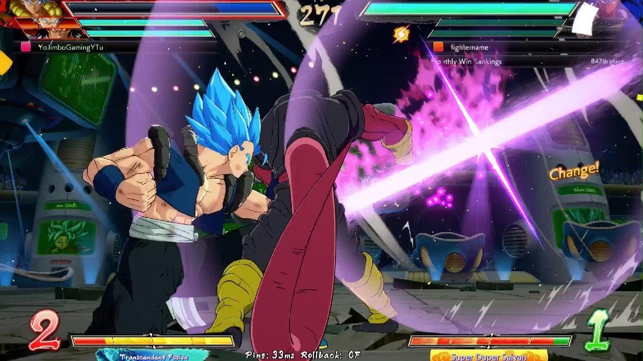 DBFZ 🍊 SSB Гоку Вегета Джанемба против 😈 SSB Гогета Вегета DBS Броли