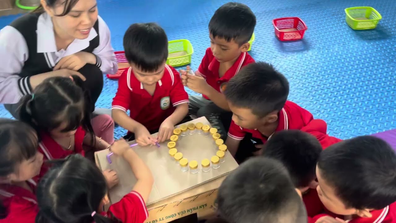 NHẬN BIẾT PHÂN BIỆT HÌNH TRÒN- HÌNH VUÔNG 4-5 tuổi
