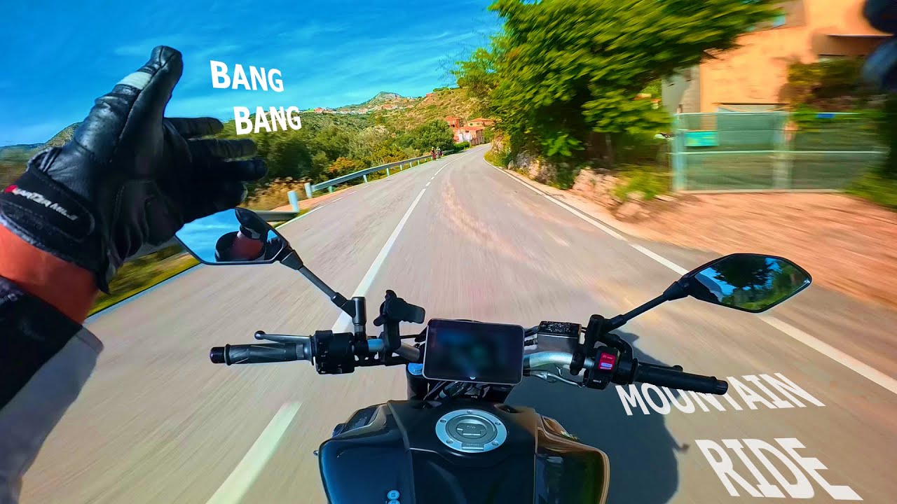 | ENGINE SOUND ONLY | Chill mountain ride / NO DB KILLER - MT 07 MIVV | POV |