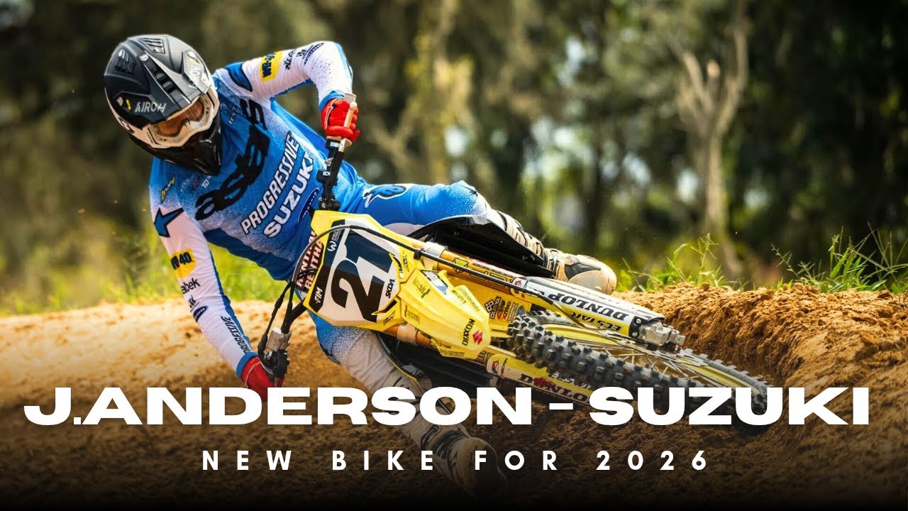 Jason Anderson Rides his New 2026 Suzuki