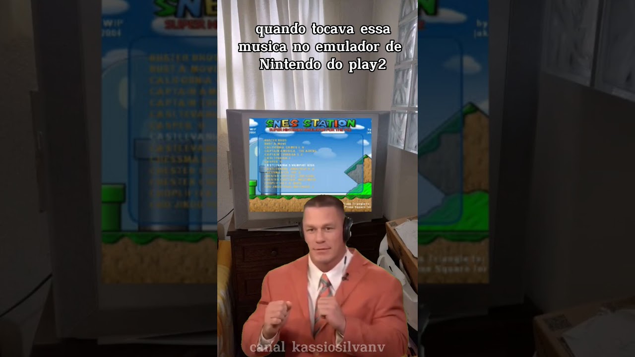 quando tocava essa m&uacute;sica no emulador de super Nintendo no playstation2 #emulador #ps2 #playstation2