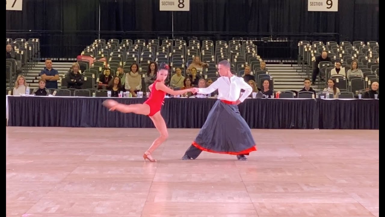 Ohio Star Ball 2022 - 2nd Place - Jaslyn Kwan and Jake Berg - Best of the Best Challenge, Junior