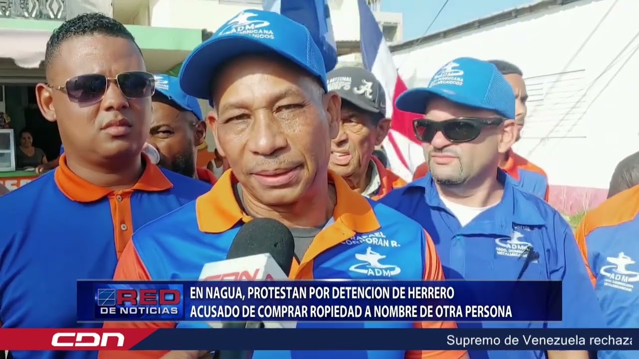 En Nagua, protestan por detención de herrero acusado de comprar propiedad a nombre de otra persona