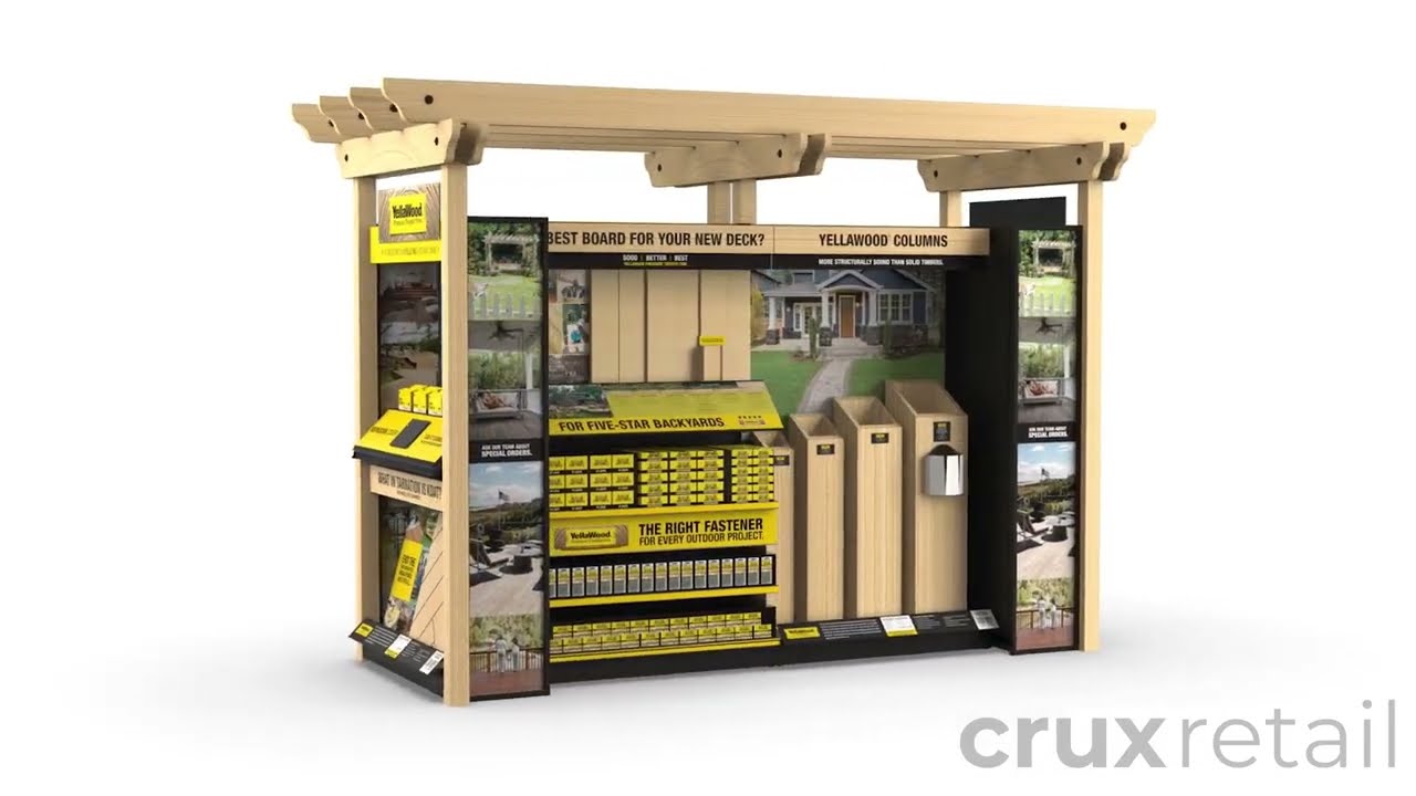 Showroom Display | 360&deg; View | YellaWood | Crux Retail | Home Improvement