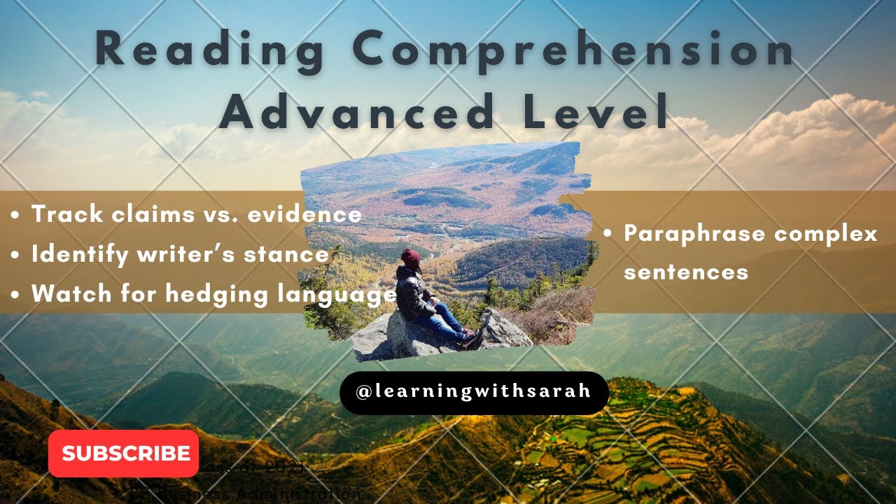 Advanced Level Reading မေးခွန်း၊ Strategiesတွေနဲ့ စာပိုဒ်ဖြေဆိုနည်းကို လက်တွေ့လေ့လာရမှာ ဖြစ်ပါတယ်။ 💝