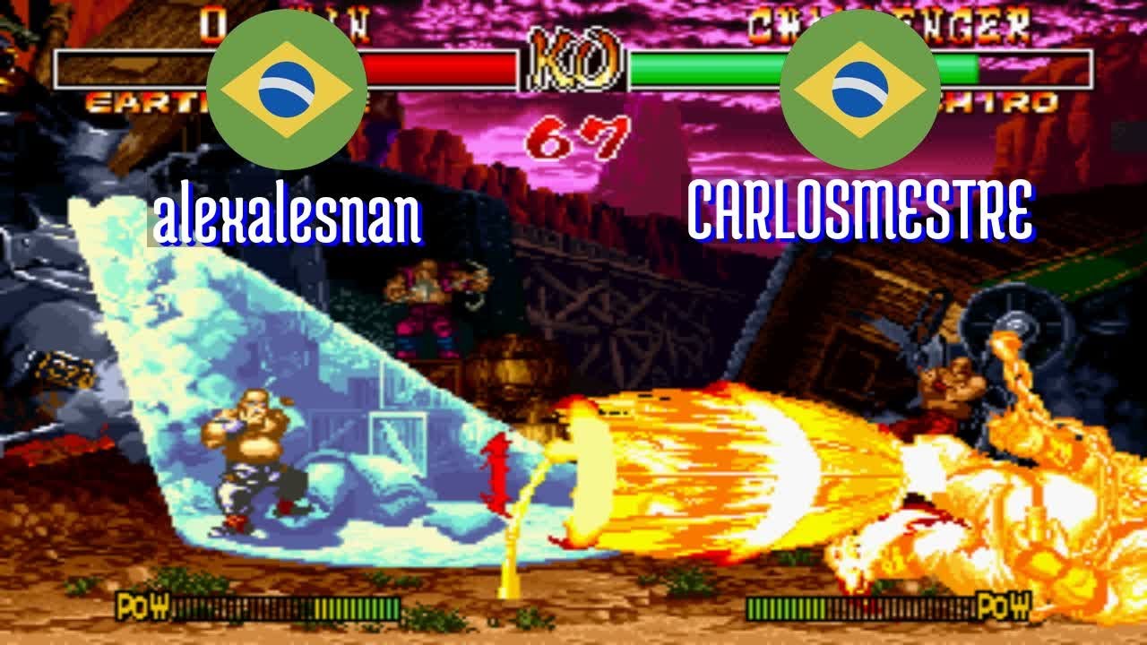 FT5 @samsho2: alexalesnan (BR) vs CARLOSMESTRE (BR) [Samurai Shodown II Fightcade] Jan 25