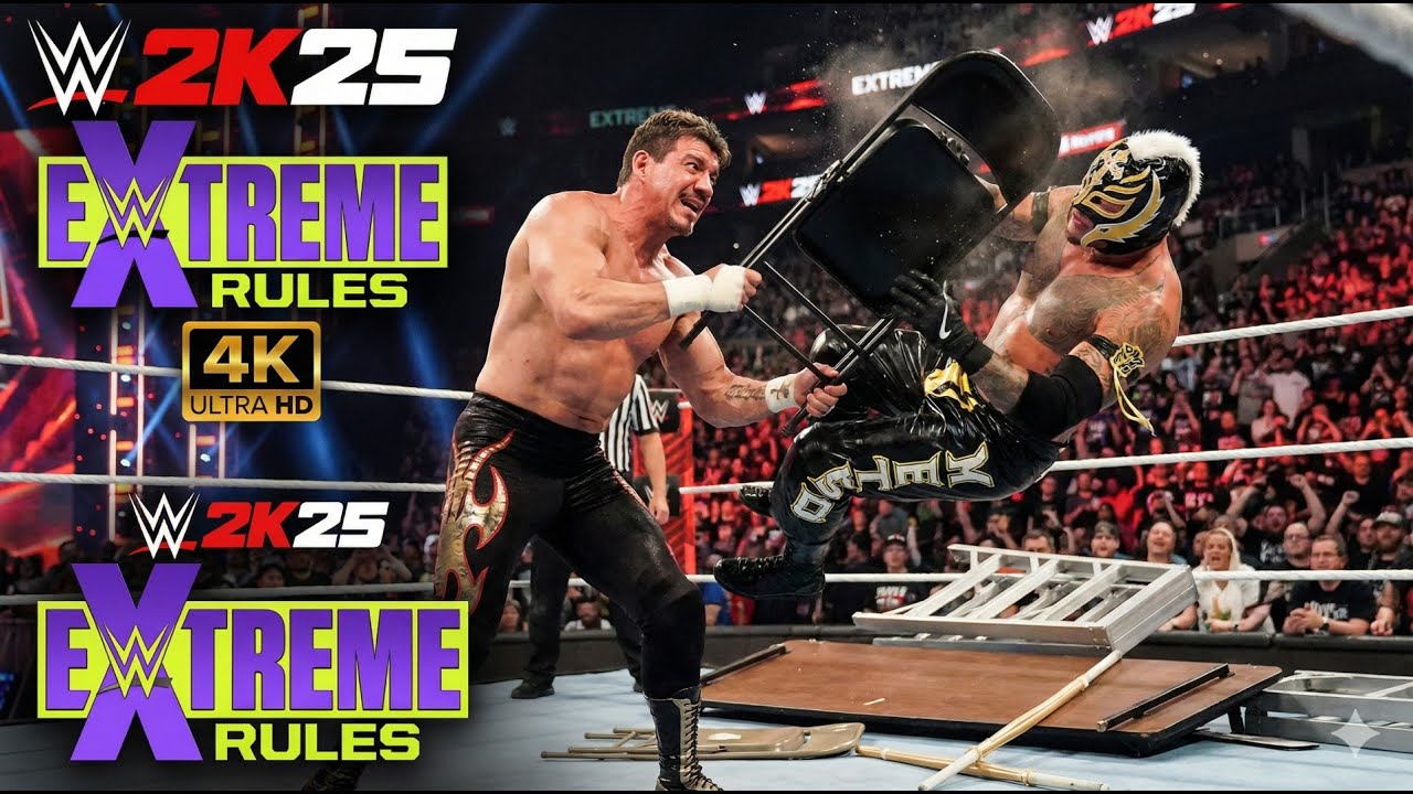 EDDIE RETURNS! 🕊️ Eddie Guerrero vs. Rey Mysterio - Extreme Rules Chaos in WWE 2K25!