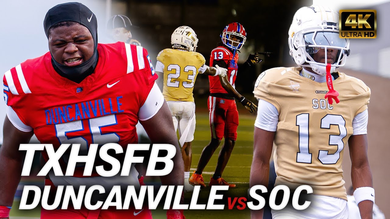 OMGG IN GAME HURDLE?!? 6A Duncanville vs 5A South Oak Cliff | TXHSFB