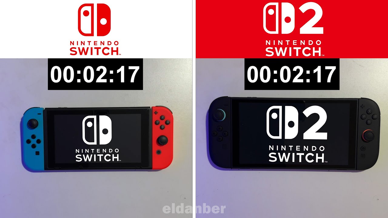 NINTENDO SWITCH 1 vs SWITCH 2 | Graphics and Loading Times - Comparison (4K 60FPS)