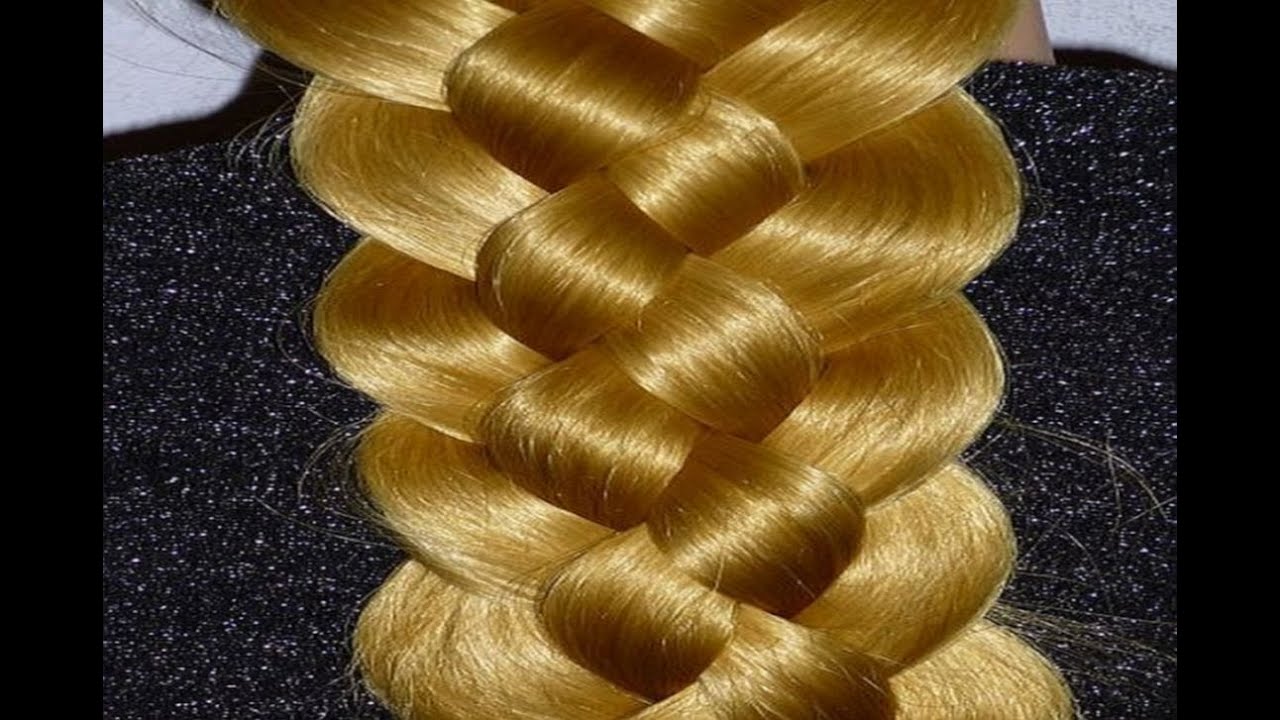 5 Strähnen Zopffrisur für mittel/lange Haare. DETAILLIERTE Anleitung für ANFÄNGER. Peinados